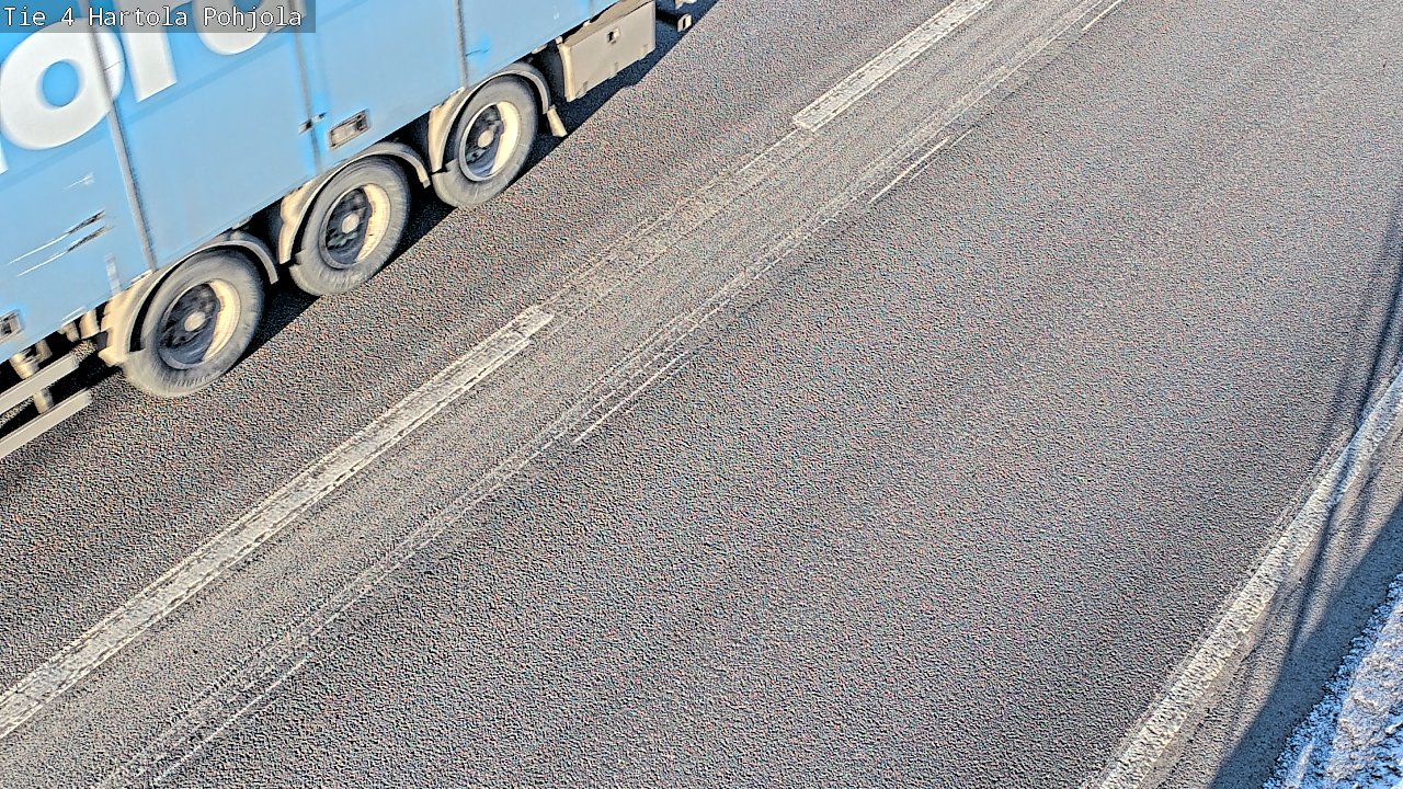 Weather Camera Image Road 4 Hartola, Pohjola, Hartola, Päijät-Häme