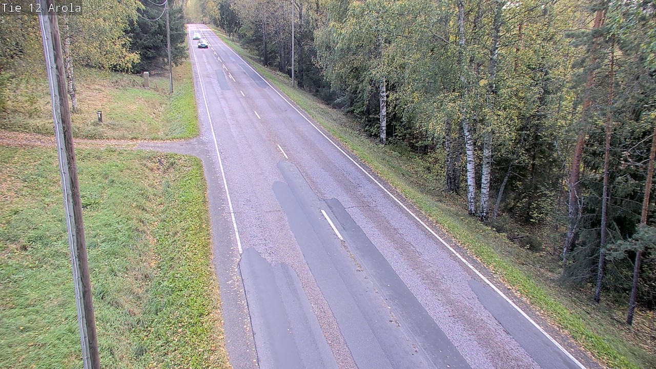 Weather Camera Image Väg 12 Nastola, Arola, Lahti, Päijät-Häme