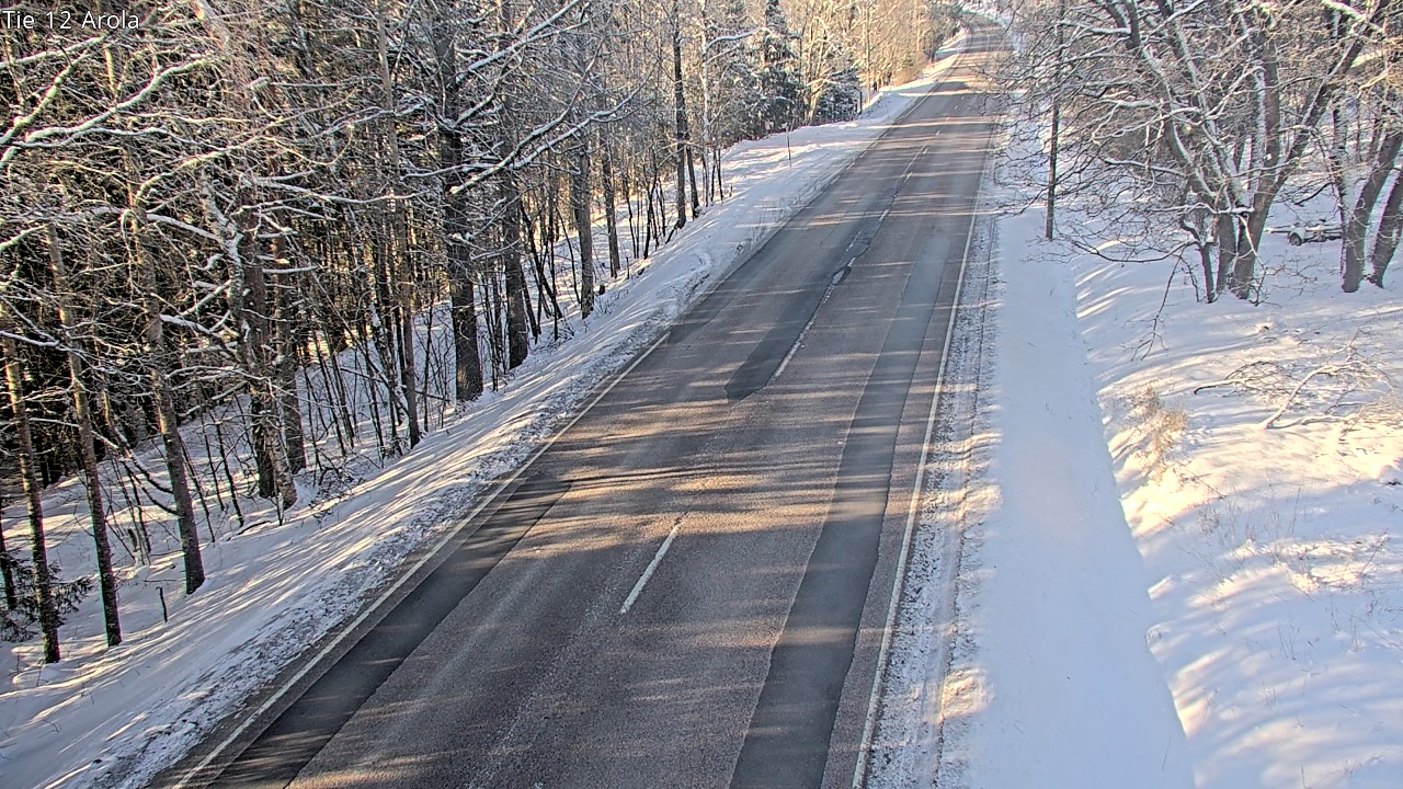 Weather Camera Image Väg 12 Nastola, Arola, Lahti, Päijät-Häme