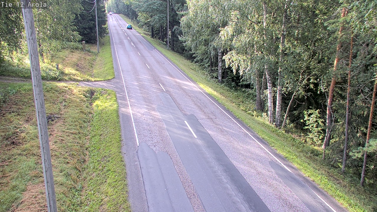 Weather Camera Image Väg 12 Nastola, Arola, Lahti, Päijät-Häme