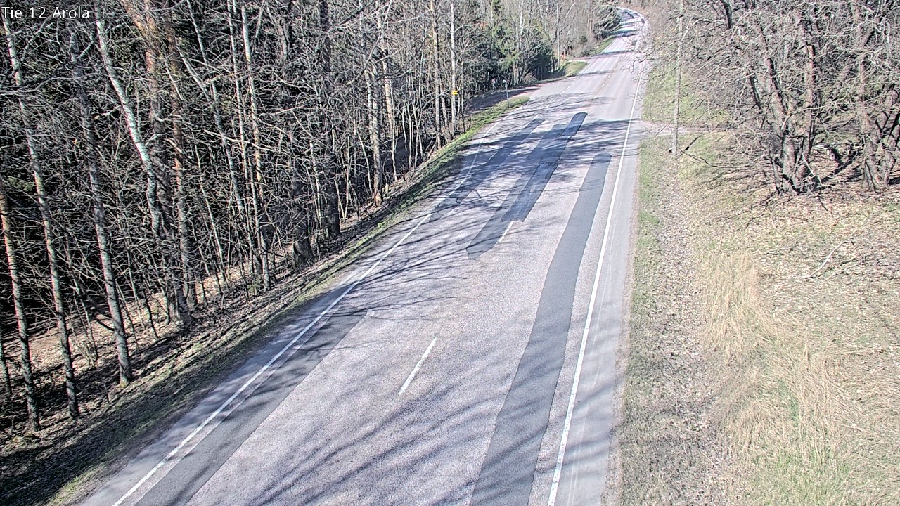Weather Camera Image Väg 12 Nastola, Arola, Lahti, Päijät-Häme