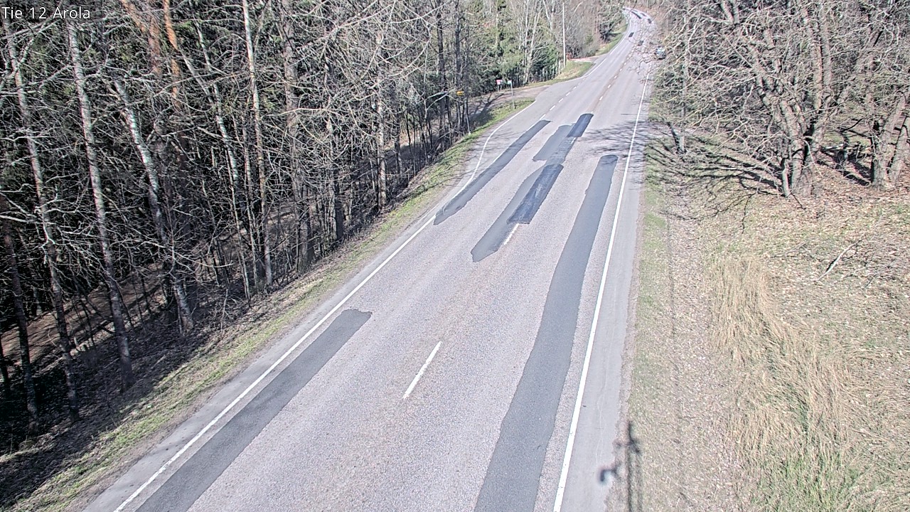 Weather Camera Image Väg 12 Nastola, Arola, Lahti, Päijät-Häme