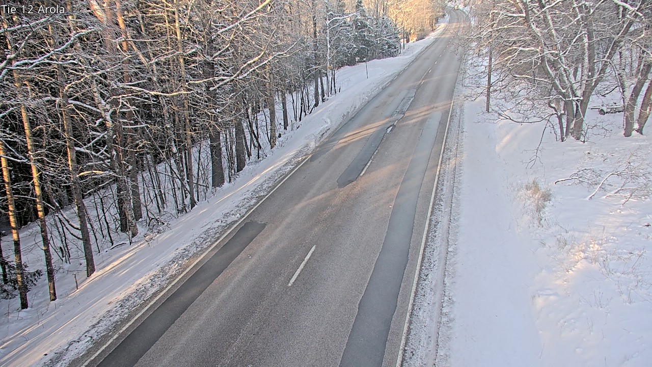Weather Camera Image Väg 12 Nastola, Arola, Lahti, Päijät-Häme