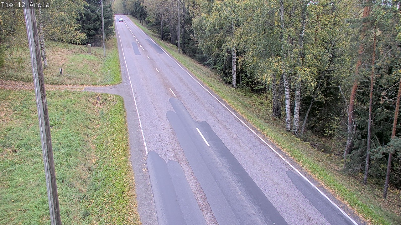 Weather Camera Image Väg 12 Nastola, Arola, Lahti, Päijät-Häme