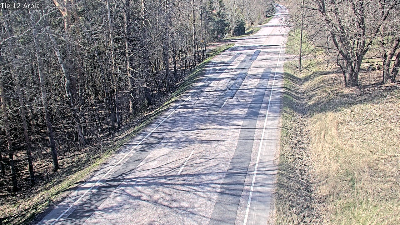 Weather Camera Image Väg 12 Nastola, Arola, Lahti, Päijät-Häme