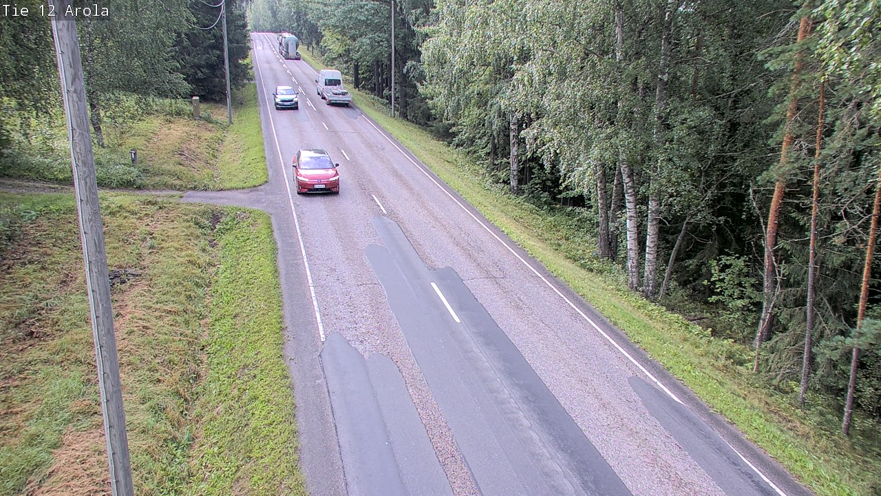 Weather Camera Image Väg 12 Nastola, Arola, Lahti, Päijät-Häme