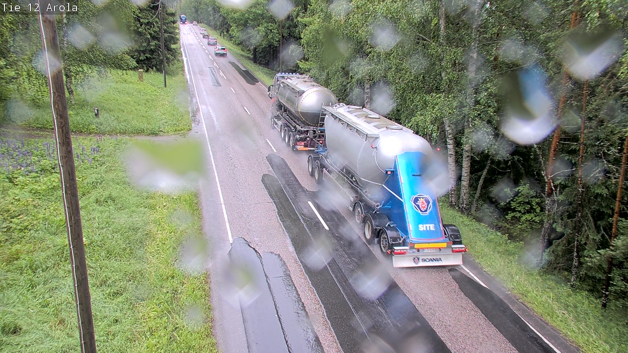 Weather Camera Image Väg 12 Nastola, Arola, Lahti, Päijät-Häme