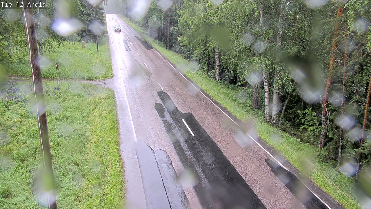 Weather Camera Image Väg 12 Nastola, Arola, Lahti, Päijät-Häme