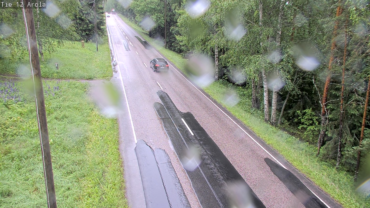 Weather Camera Image Väg 12 Nastola, Arola, Lahti, Päijät-Häme