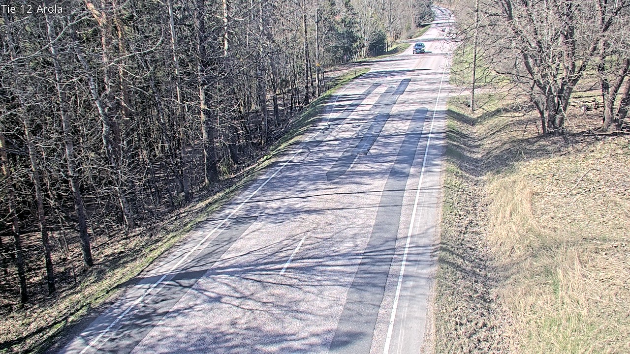 Weather Camera Image Väg 12 Nastola, Arola, Lahti, Päijät-Häme