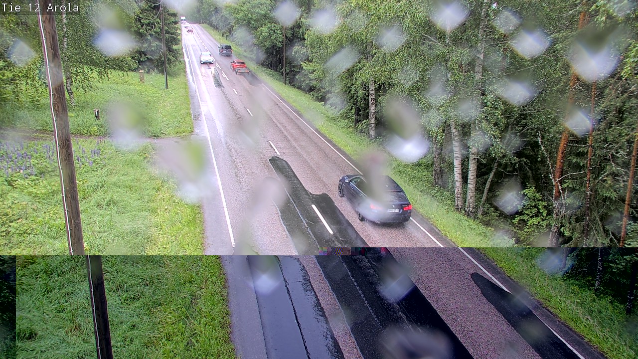 Weather Camera Image Väg 12 Nastola, Arola, Lahti, Päijät-Häme