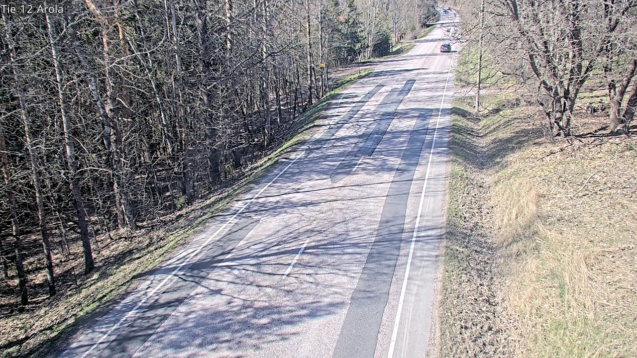 Weather Camera Image Väg 12 Nastola, Arola, Lahti, Päijät-Häme