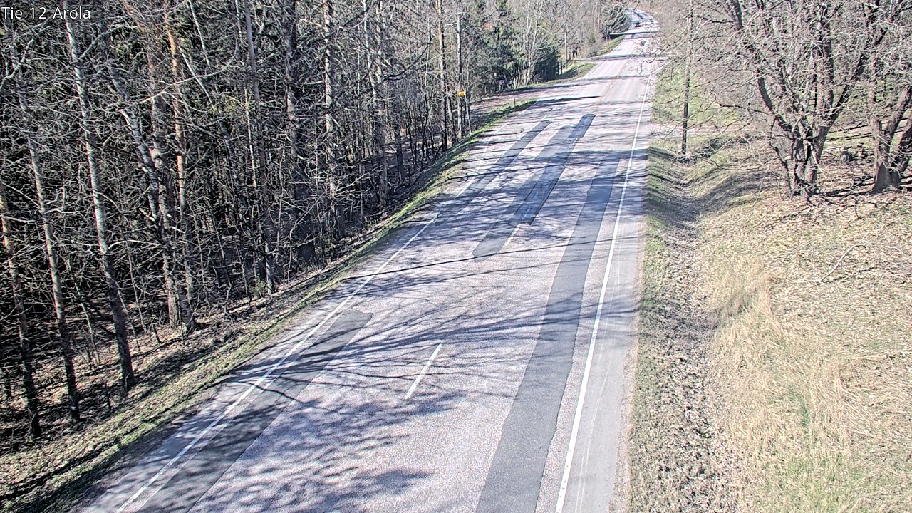 Weather Camera Image Väg 12 Nastola, Arola, Lahti, Päijät-Häme