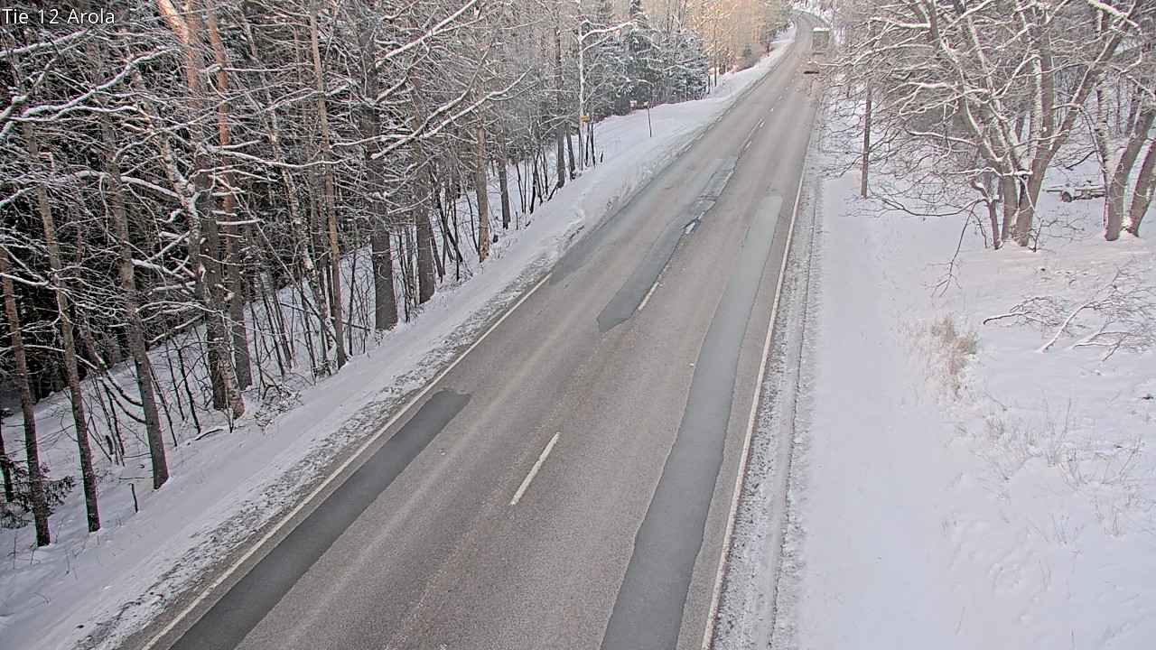 Weather Camera Image Väg 12 Nastola, Arola, Lahti, Päijät-Häme