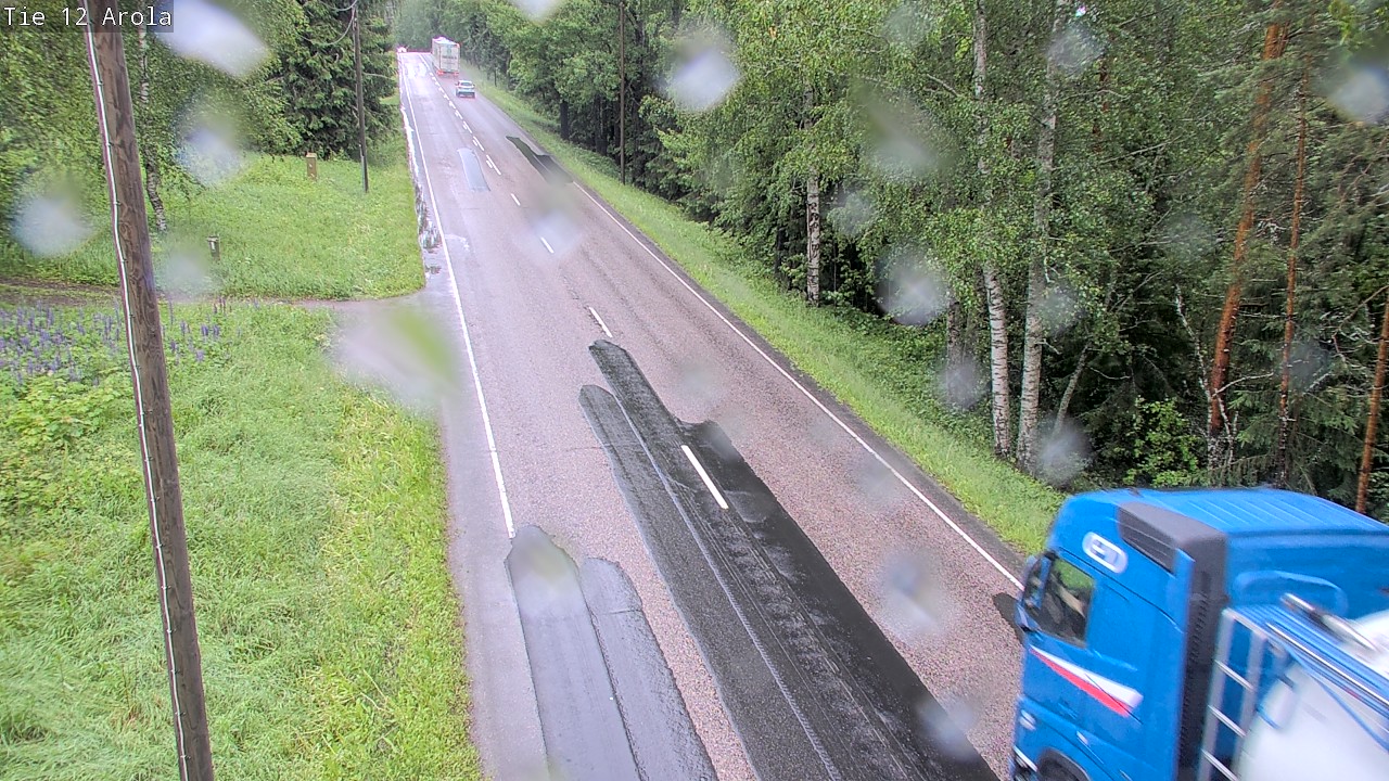 Weather Camera Image Väg 12 Nastola, Arola, Lahti, Päijät-Häme