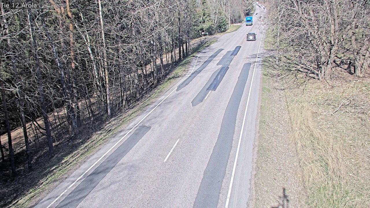 Weather Camera Image Väg 12 Nastola, Arola, Lahti, Päijät-Häme