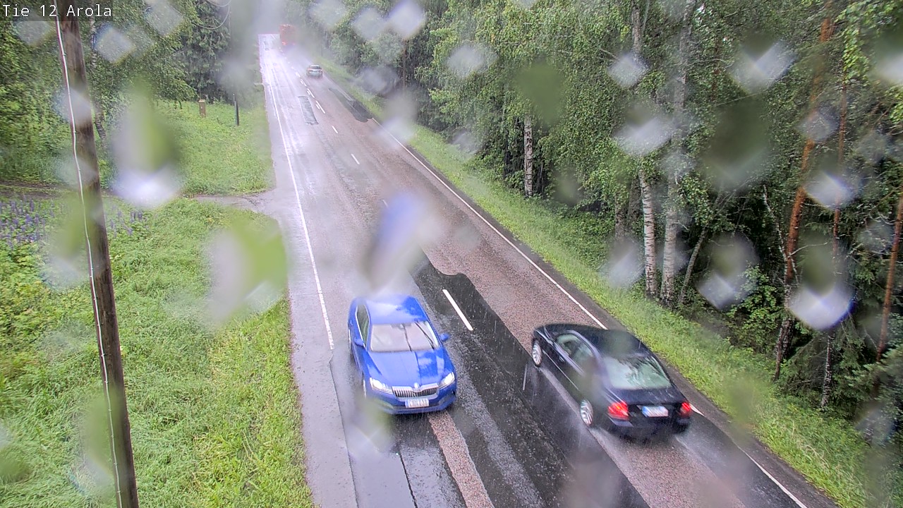 Weather Camera Image Väg 12 Nastola, Arola, Lahti, Päijät-Häme