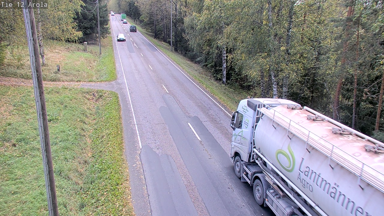 Weather Camera Image Väg 12 Nastola, Arola, Lahti, Päijät-Häme