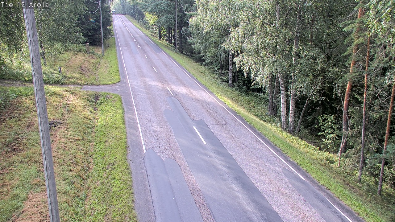 Weather Camera Image Väg 12 Nastola, Arola, Lahti, Päijät-Häme