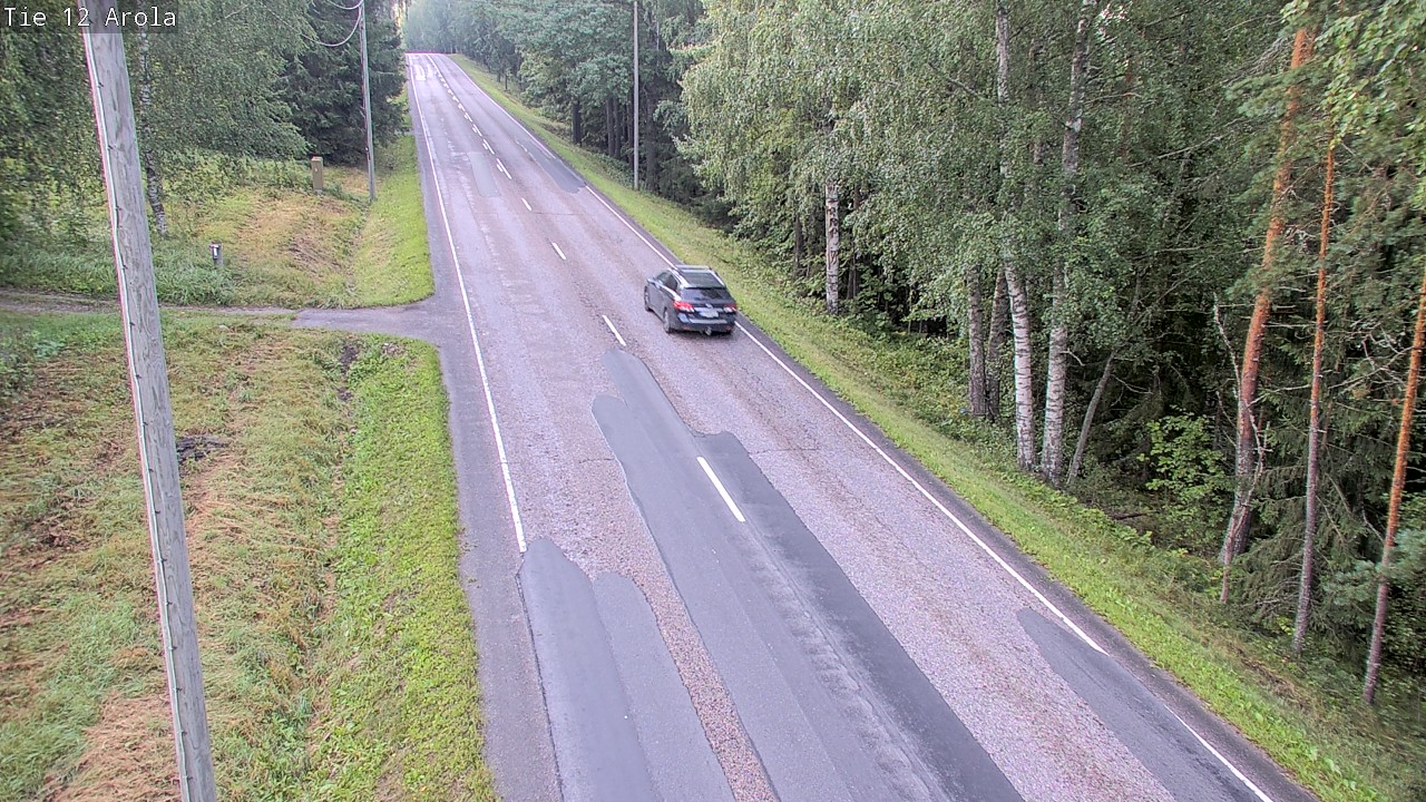 Weather Camera Image Väg 12 Nastola, Arola, Lahti, Päijät-Häme
