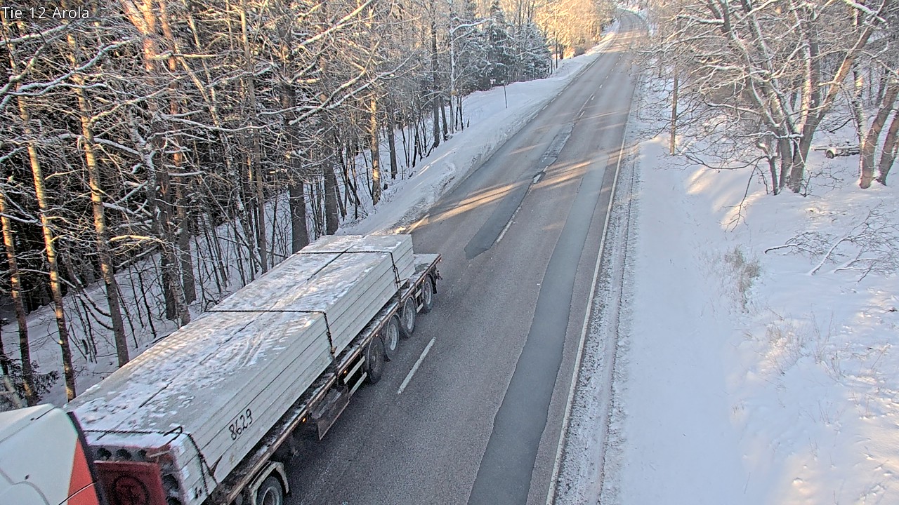 Weather Camera Image Väg 12 Nastola, Arola, Lahti, Päijät-Häme