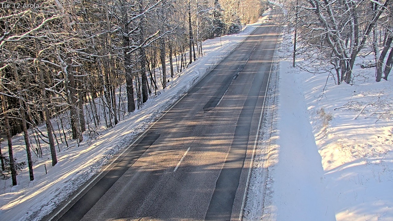 Weather Camera Image Väg 12 Nastola, Arola, Lahti, Päijät-Häme