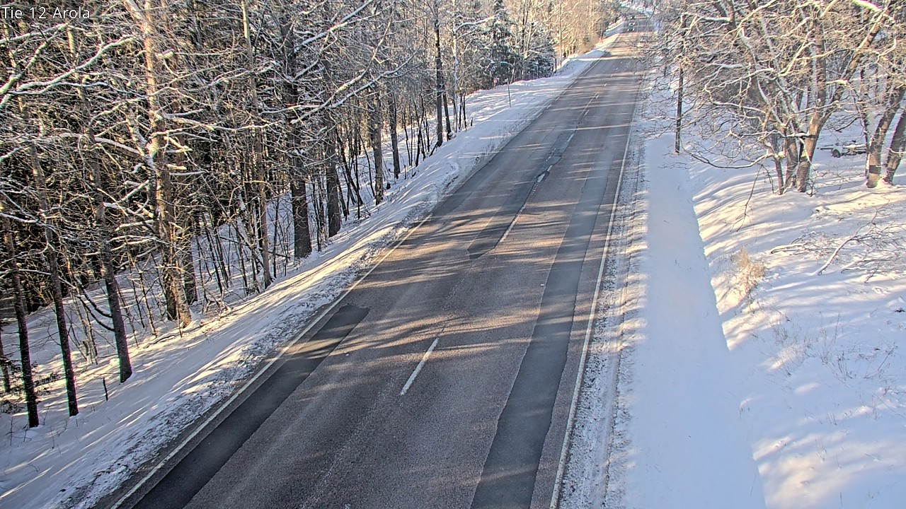 Weather Camera Image Väg 12 Nastola, Arola, Lahti, Päijät-Häme