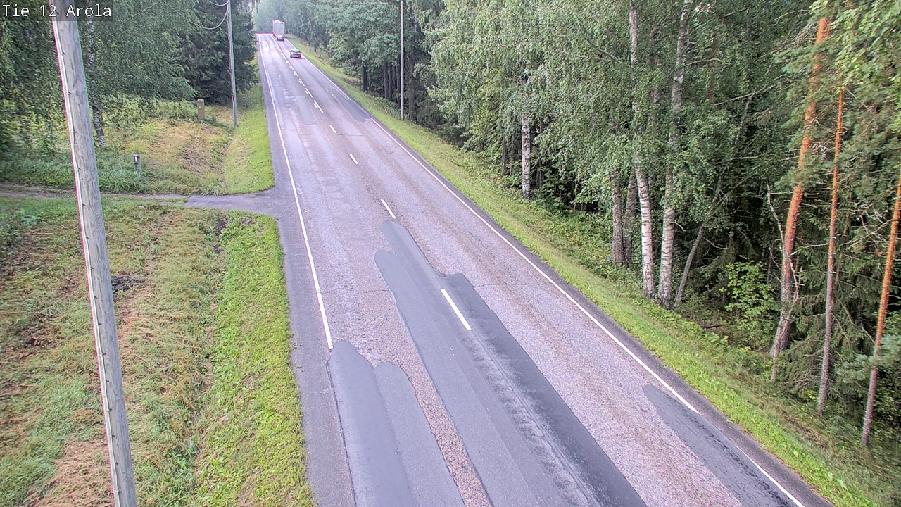 Weather Camera Image Väg 12 Nastola, Arola, Lahti, Päijät-Häme