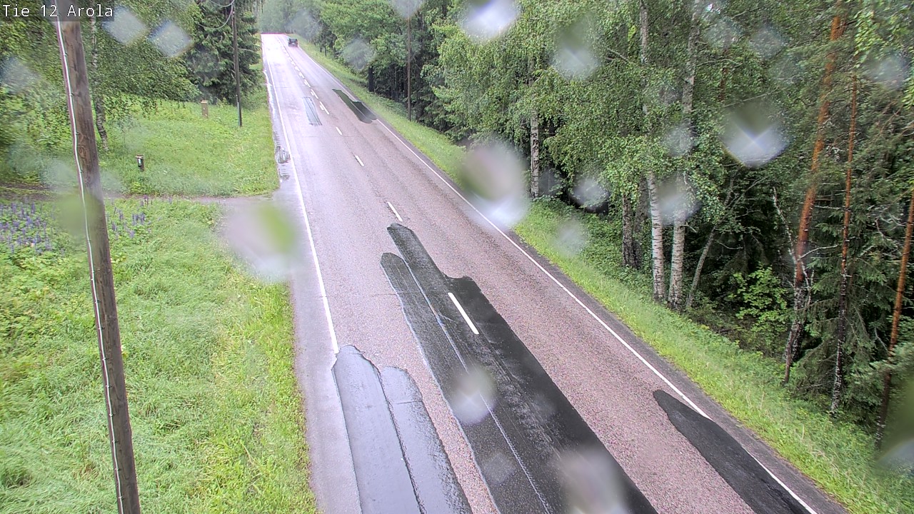 Weather Camera Image Väg 12 Nastola, Arola, Lahti, Päijät-Häme
