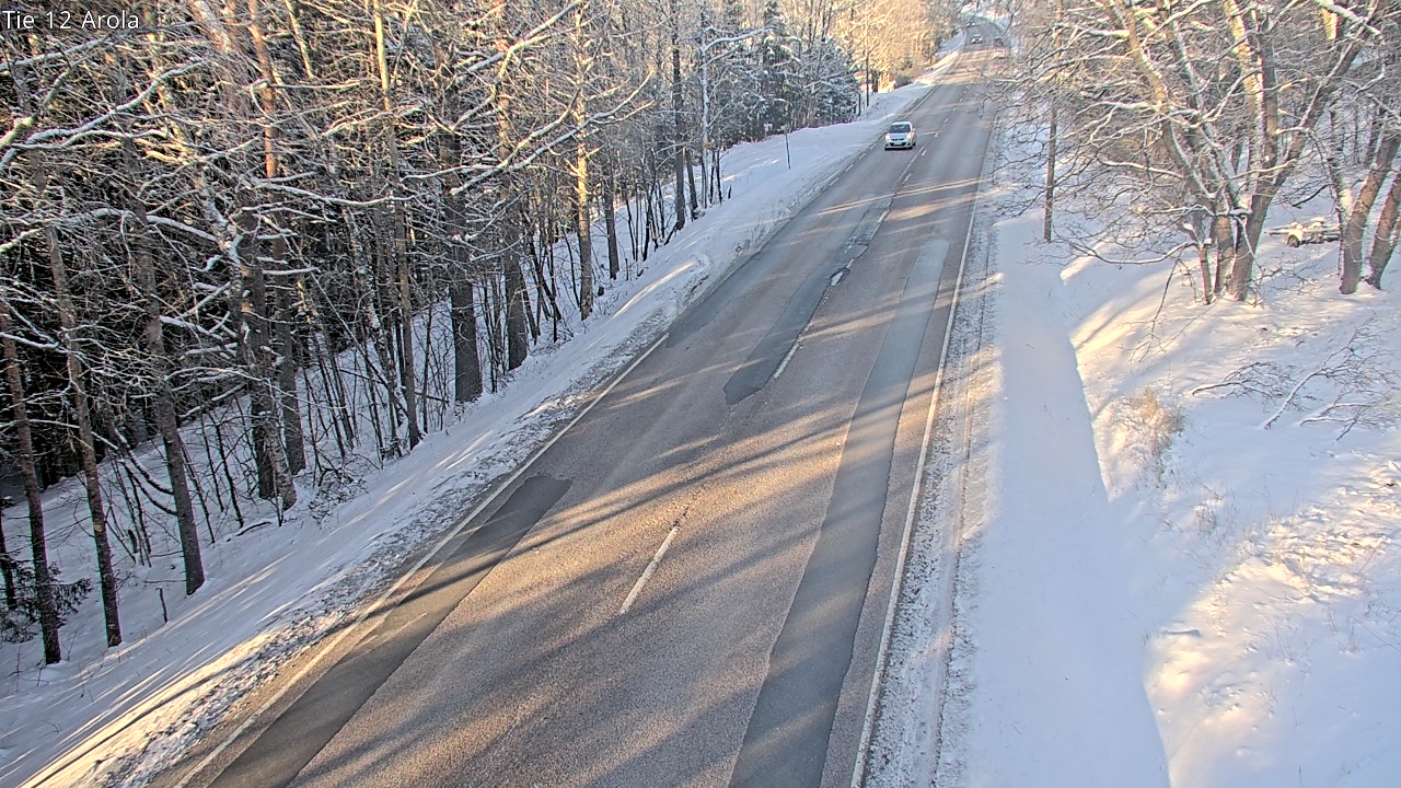 Weather Camera Image Väg 12 Nastola, Arola, Lahti, Päijät-Häme
