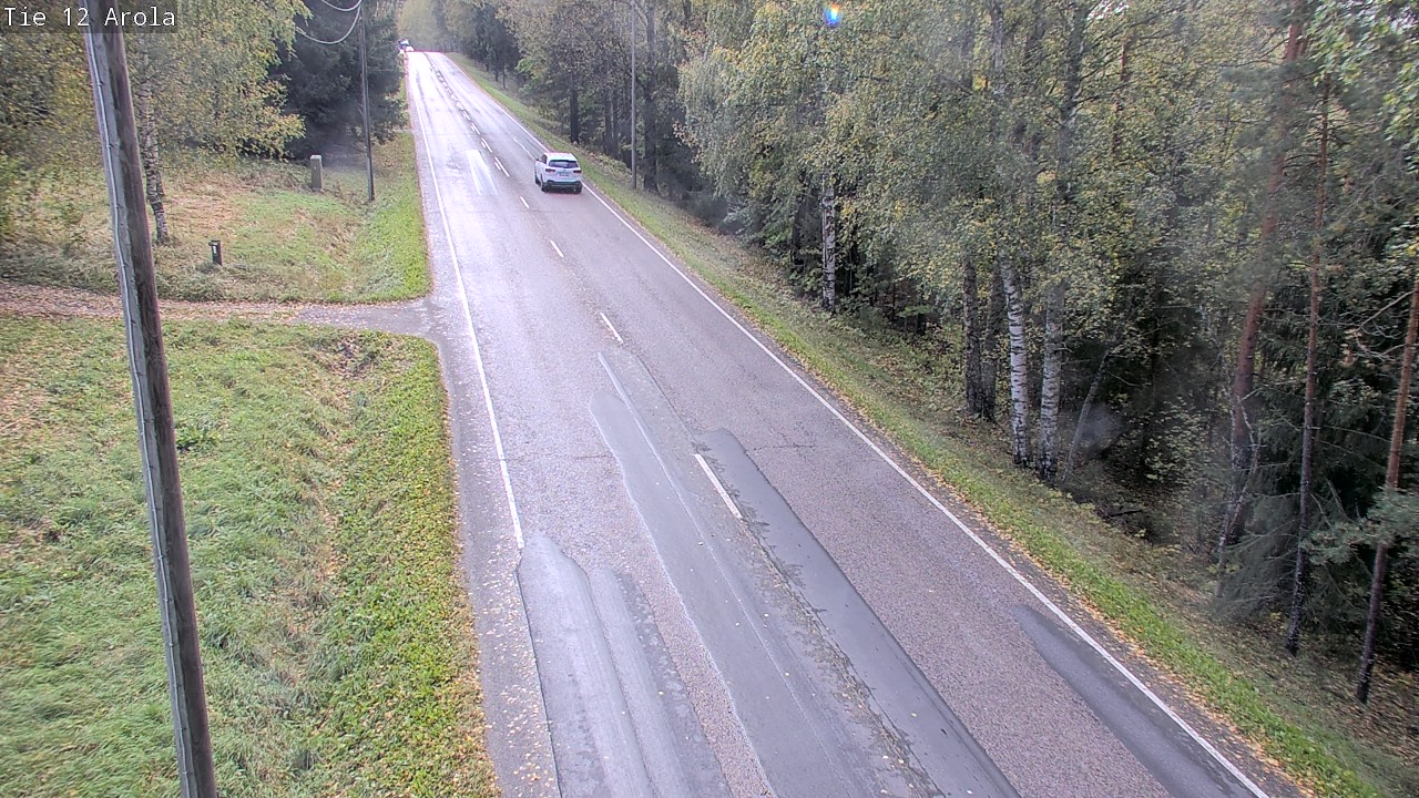 Weather Camera Image Väg 12 Nastola, Arola, Lahti, Päijät-Häme