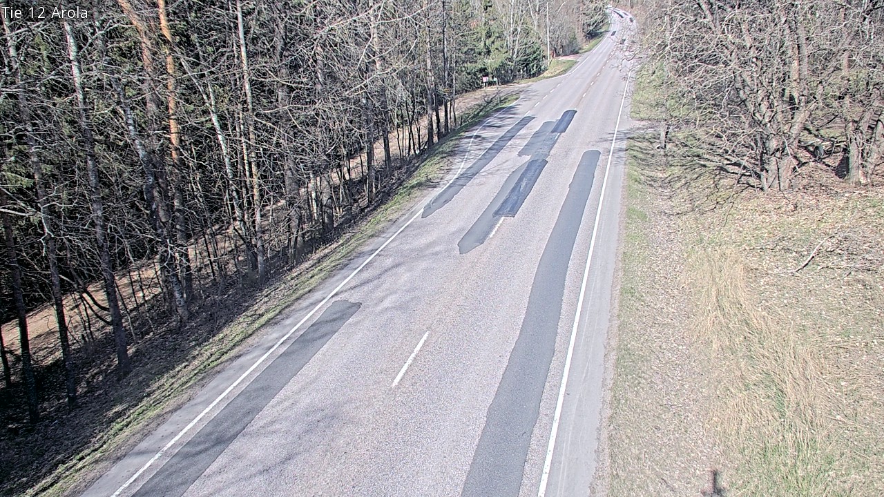 Weather Camera Image Väg 12 Nastola, Arola, Lahti, Päijät-Häme