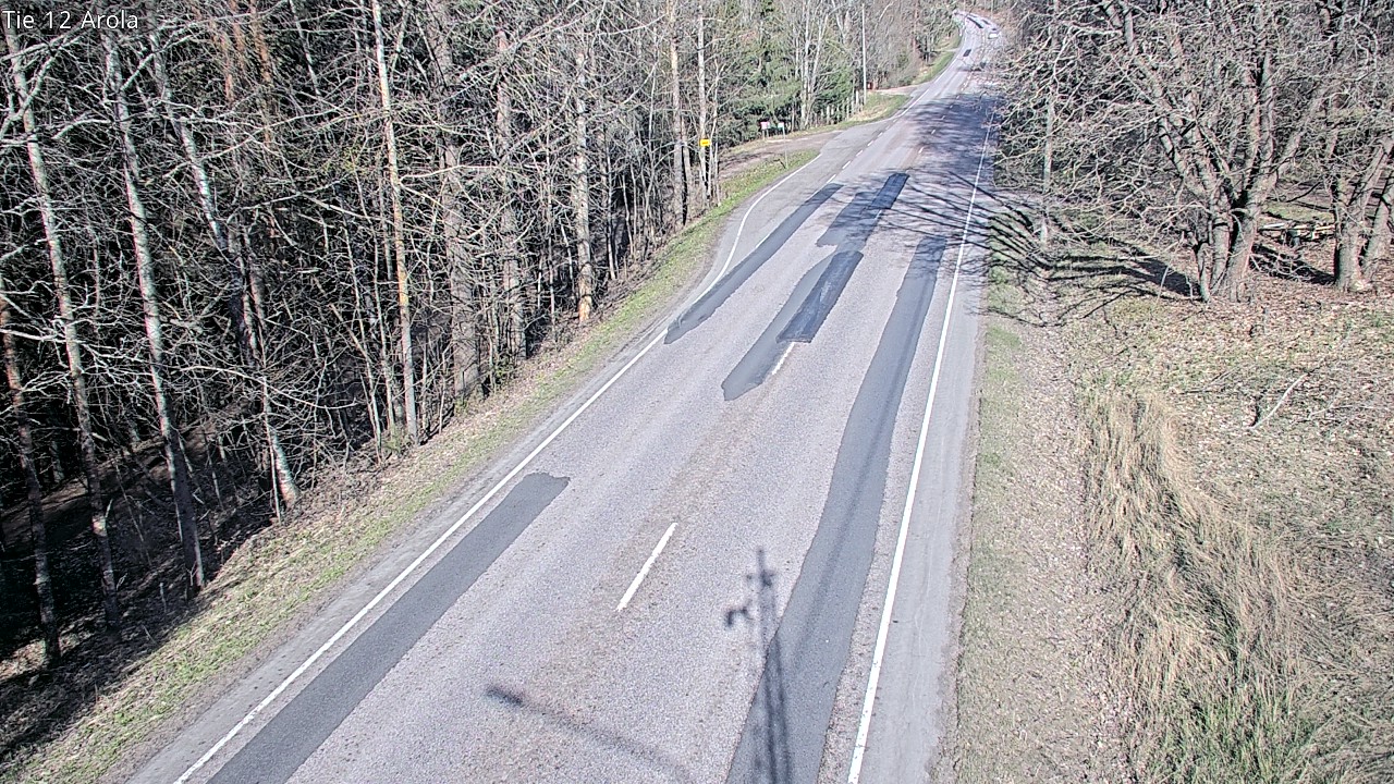 Weather Camera Image Väg 12 Nastola, Arola, Lahti, Päijät-Häme