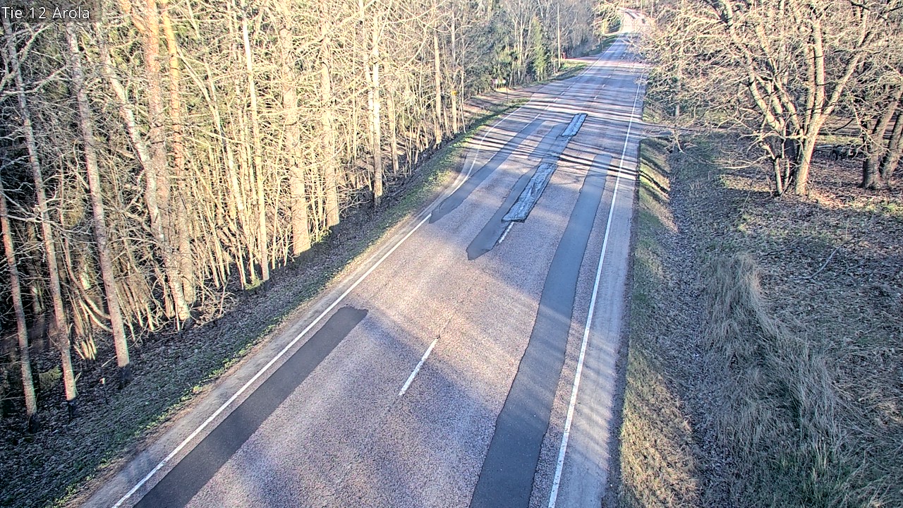 Weather Camera Image Väg 12 Nastola, Arola, Lahti, Päijät-Häme