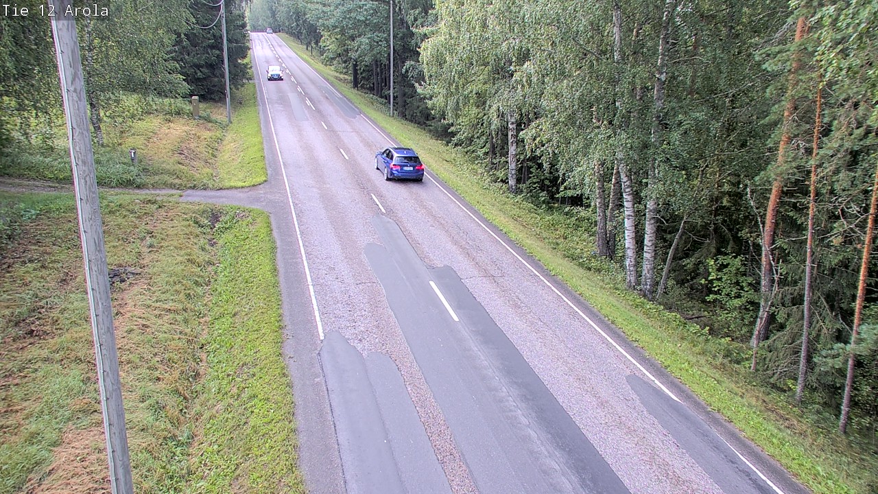 Weather Camera Image Väg 12 Nastola, Arola, Lahti, Päijät-Häme