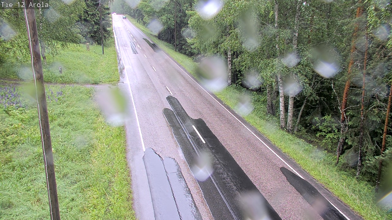 Weather Camera Image Väg 12 Nastola, Arola, Lahti, Päijät-Häme