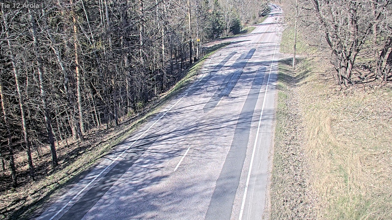 Weather Camera Image Väg 12 Nastola, Arola, Lahti, Päijät-Häme