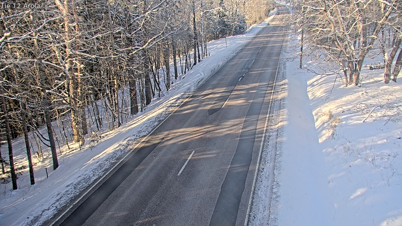 Weather Camera Image Väg 12 Nastola, Arola, Lahti, Päijät-Häme