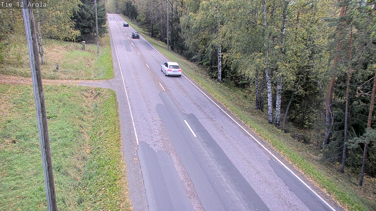 Weather Camera Image Väg 12 Nastola, Arola, Lahti, Päijät-Häme