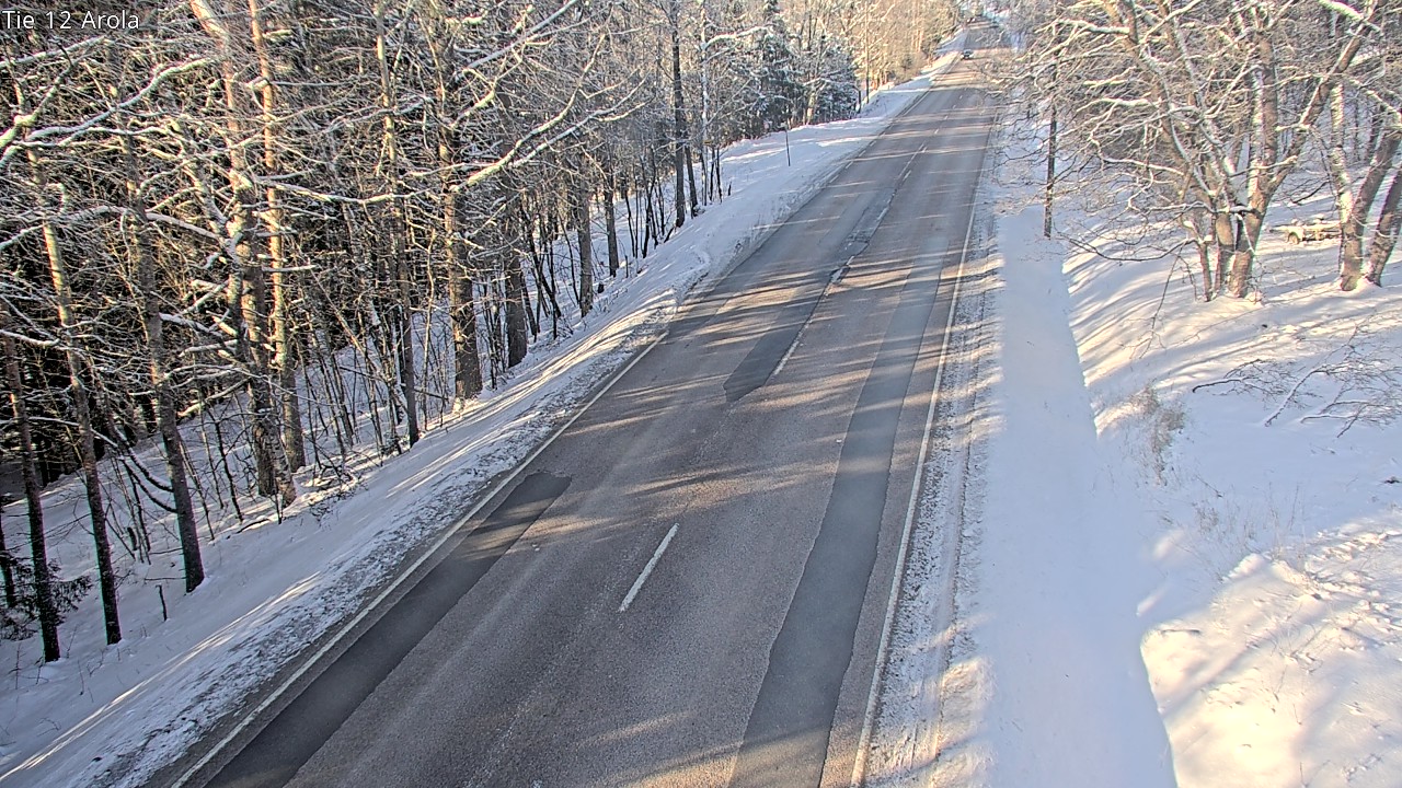 Weather Camera Image Väg 12 Nastola, Arola, Lahti, Päijät-Häme