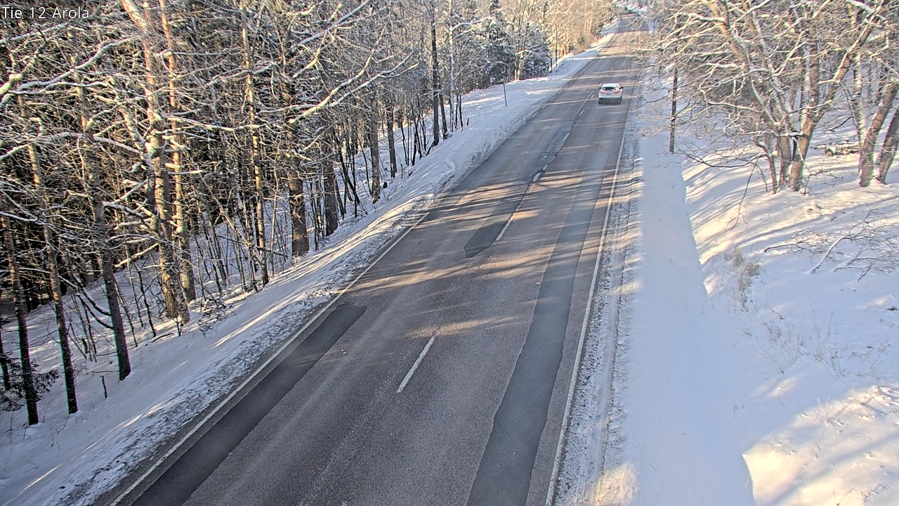 Weather Camera Image Väg 12 Nastola, Arola, Lahti, Päijät-Häme