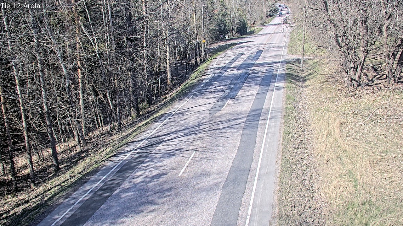 Weather Camera Image Väg 12 Nastola, Arola, Lahti, Päijät-Häme