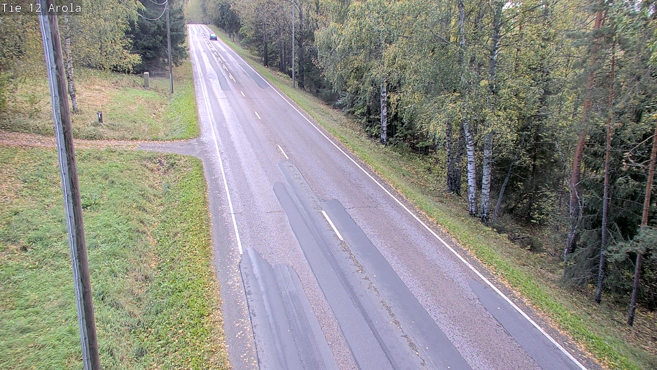 Weather Camera Image Väg 12 Nastola, Arola, Lahti, Päijät-Häme