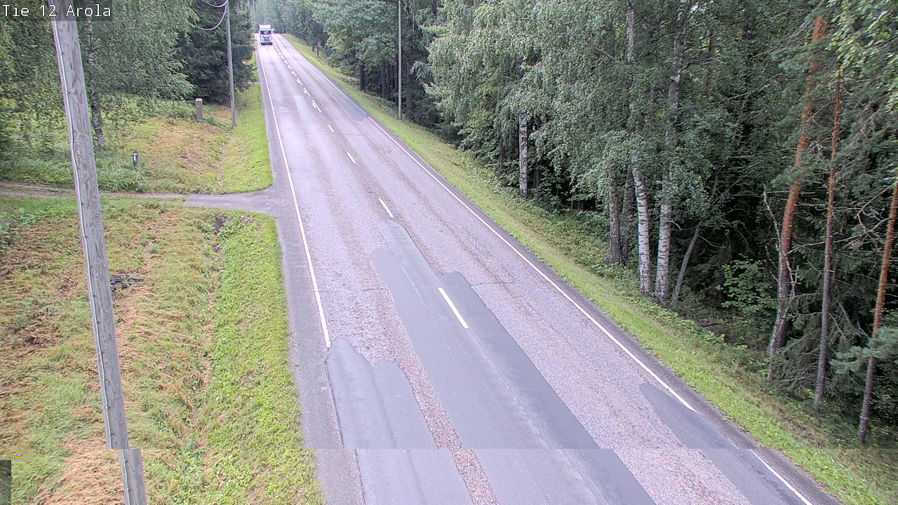 Weather Camera Image Väg 12 Nastola, Arola, Lahti, Päijät-Häme