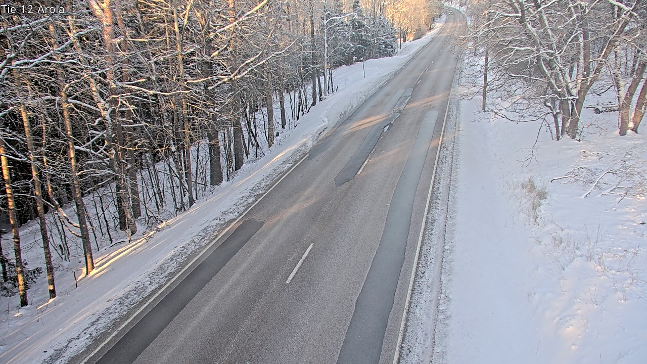 Weather Camera Image Väg 12 Nastola, Arola, Lahti, Päijät-Häme