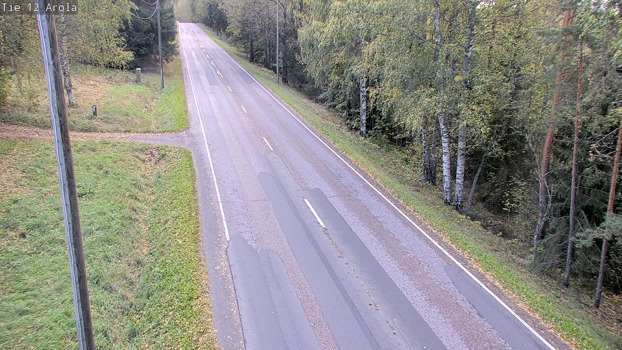 Weather Camera Image Väg 12 Nastola, Arola, Lahti, Päijät-Häme
