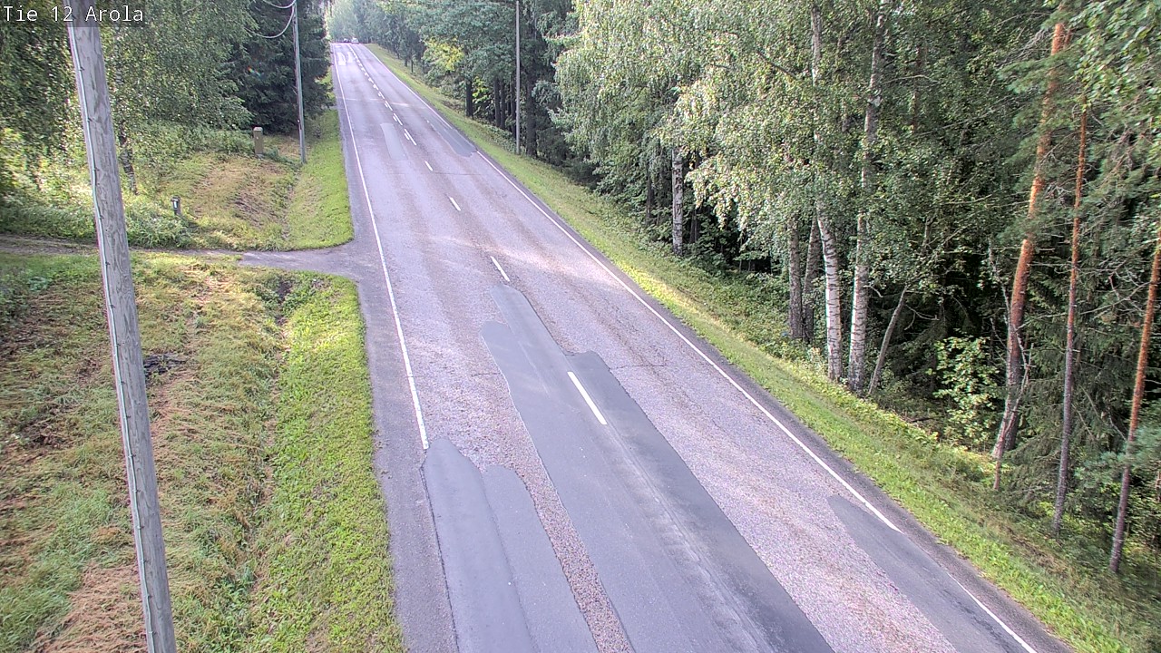 Weather Camera Image Väg 12 Nastola, Arola, Lahti, Päijät-Häme