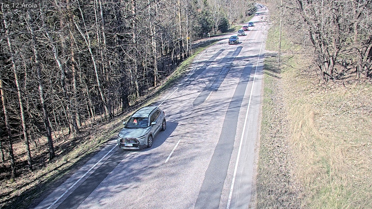 Weather Camera Image Väg 12 Nastola, Arola, Lahti, Päijät-Häme