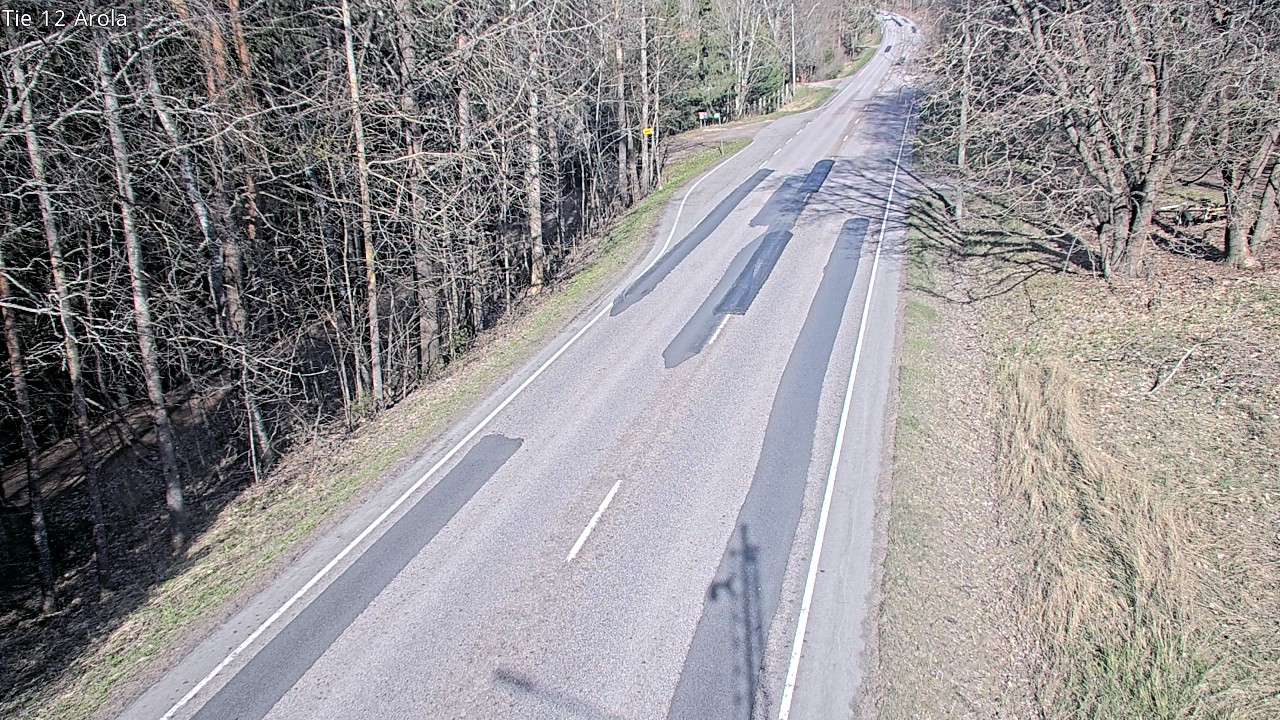 Weather Camera Image Väg 12 Nastola, Arola, Lahti, Päijät-Häme