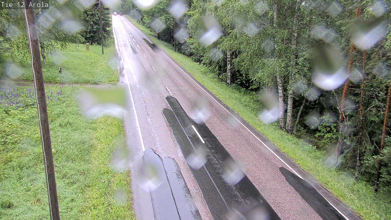 Weather Camera Image Väg 12 Nastola, Arola, Lahti, Päijät-Häme